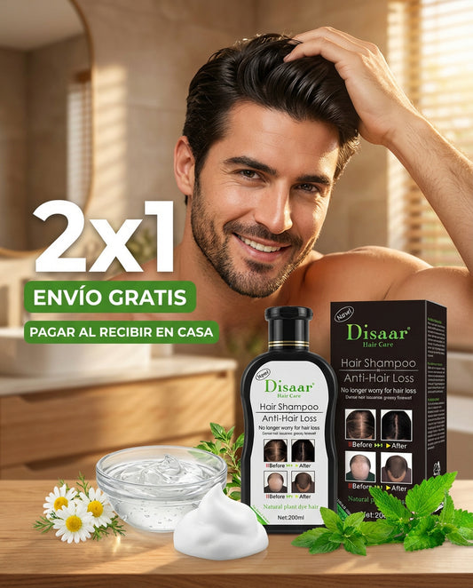 2x1 Champú Anticaída | Hair Care Disaar
