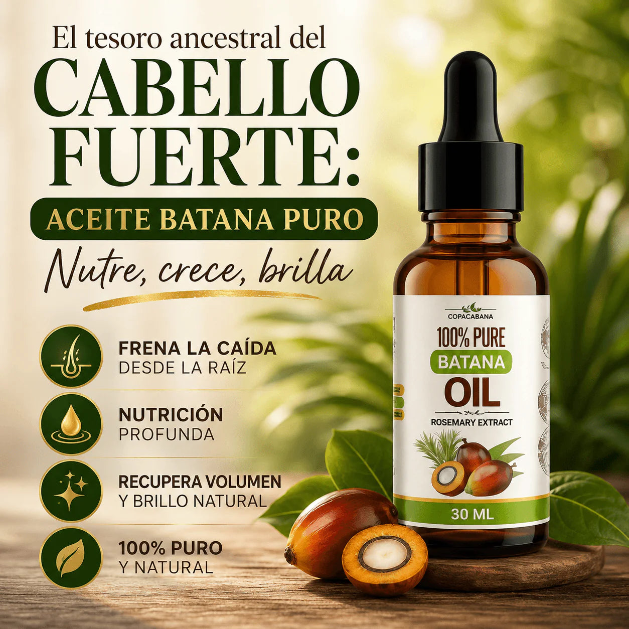 Batana Luxury | Estimula el Crecimiento Capilar 30 ml 💪🏼