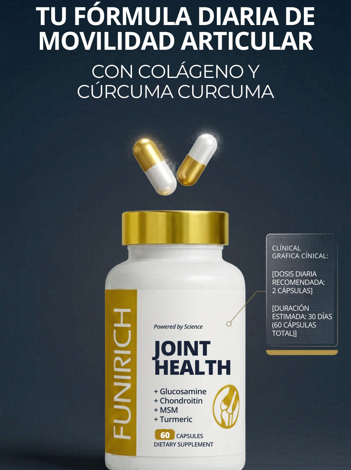 Joint Health | Nutrición avanzada para articulaciones activas 💪🏼