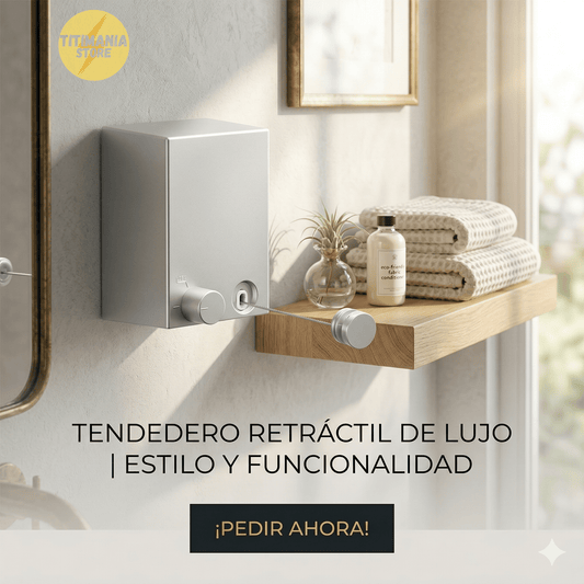 Tendedero Retráctil - Recupera espacio ✨