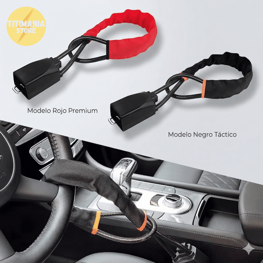 MÁXIMA PROTECCIÓN ANTIRROBO🛡️ Tranca Volante Al Cinturón De Seguridad.