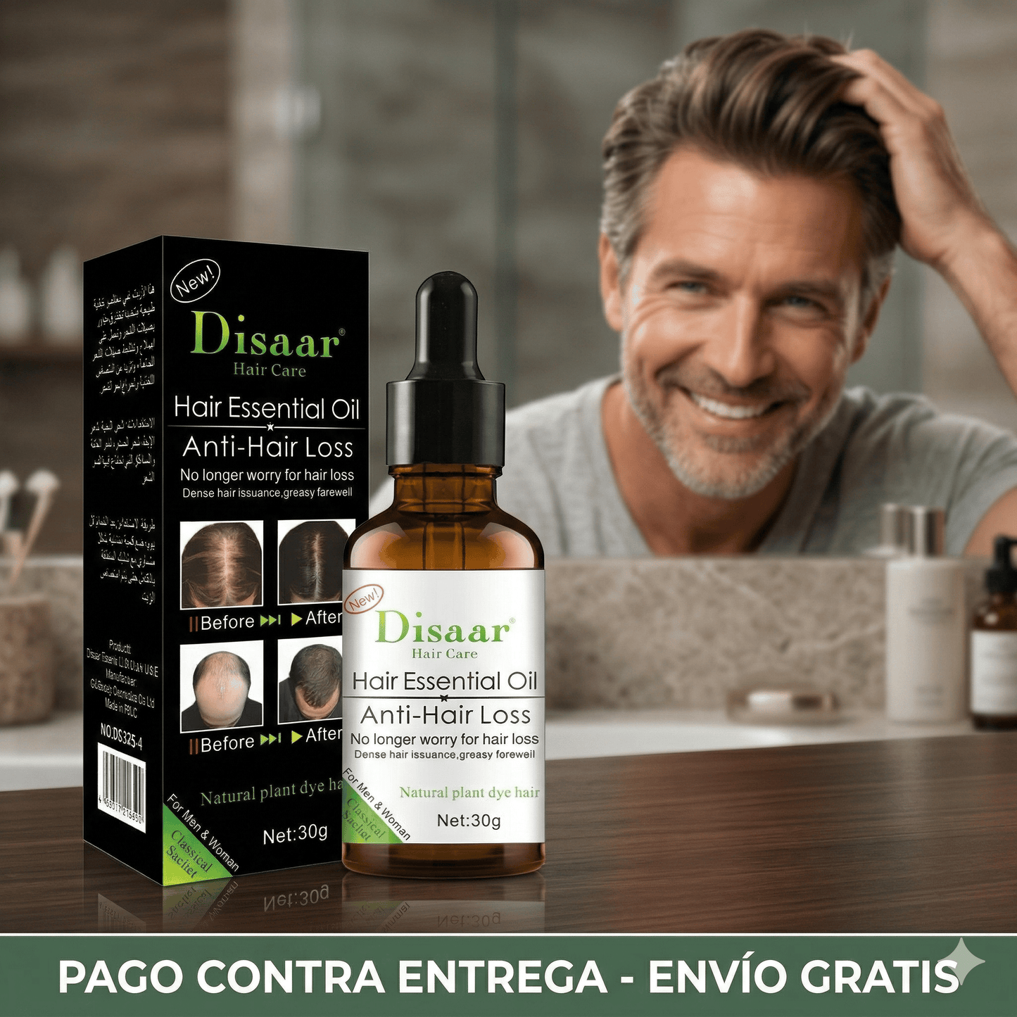 Serum Disaar | Tecnología Natural para Frenar la Caída