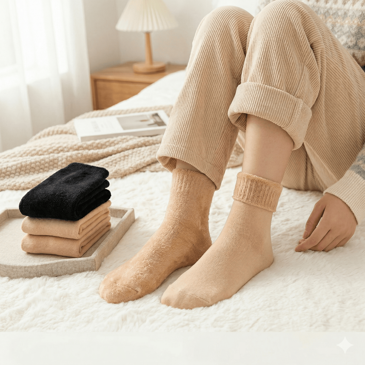 12 Pares Calcetines Unisex Térmicos Antibacterianos Antiolor