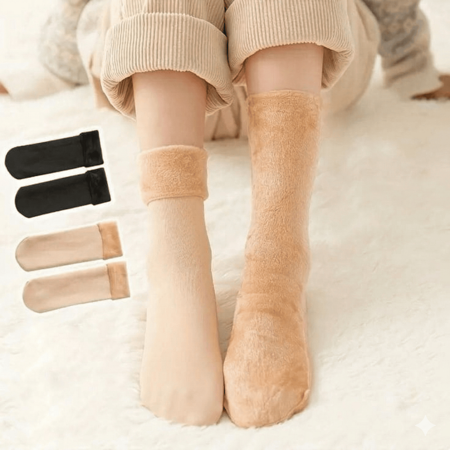 12 Pares Calcetines Unisex Térmicos Antibacterianos Antiolor