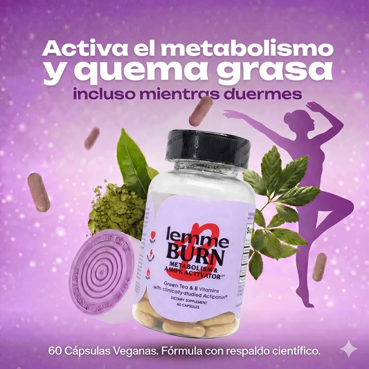 2 Lemme Burn | Controla antojos y activa tu energía 120caps