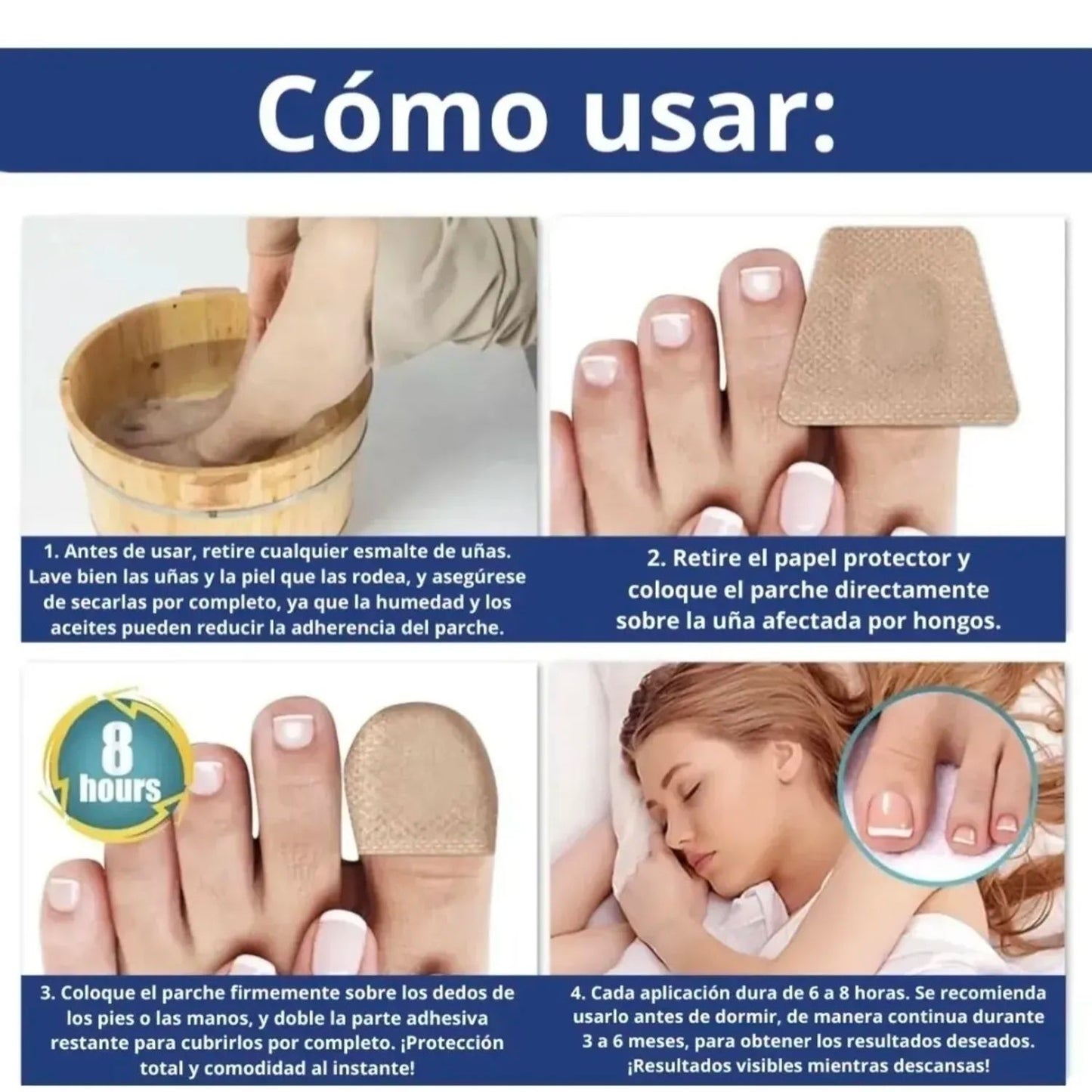 21 Parches Anti-Hongos ¡Adiós a los hongos!