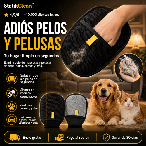 StatikClean™ - Limpia telas y alfombras en minutos 🐾