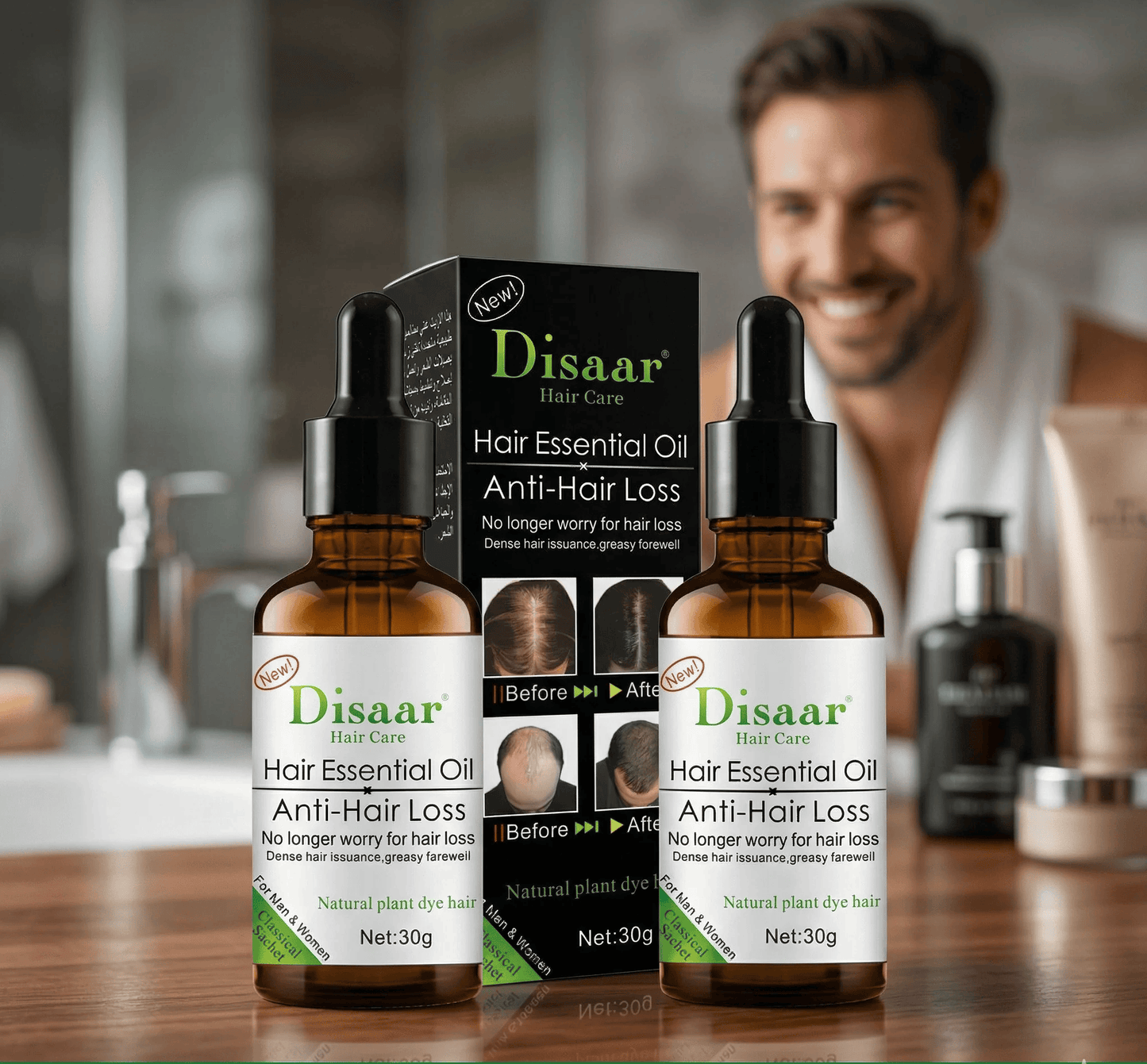Serum Disaar | Tecnología Natural para Frenar la Caída